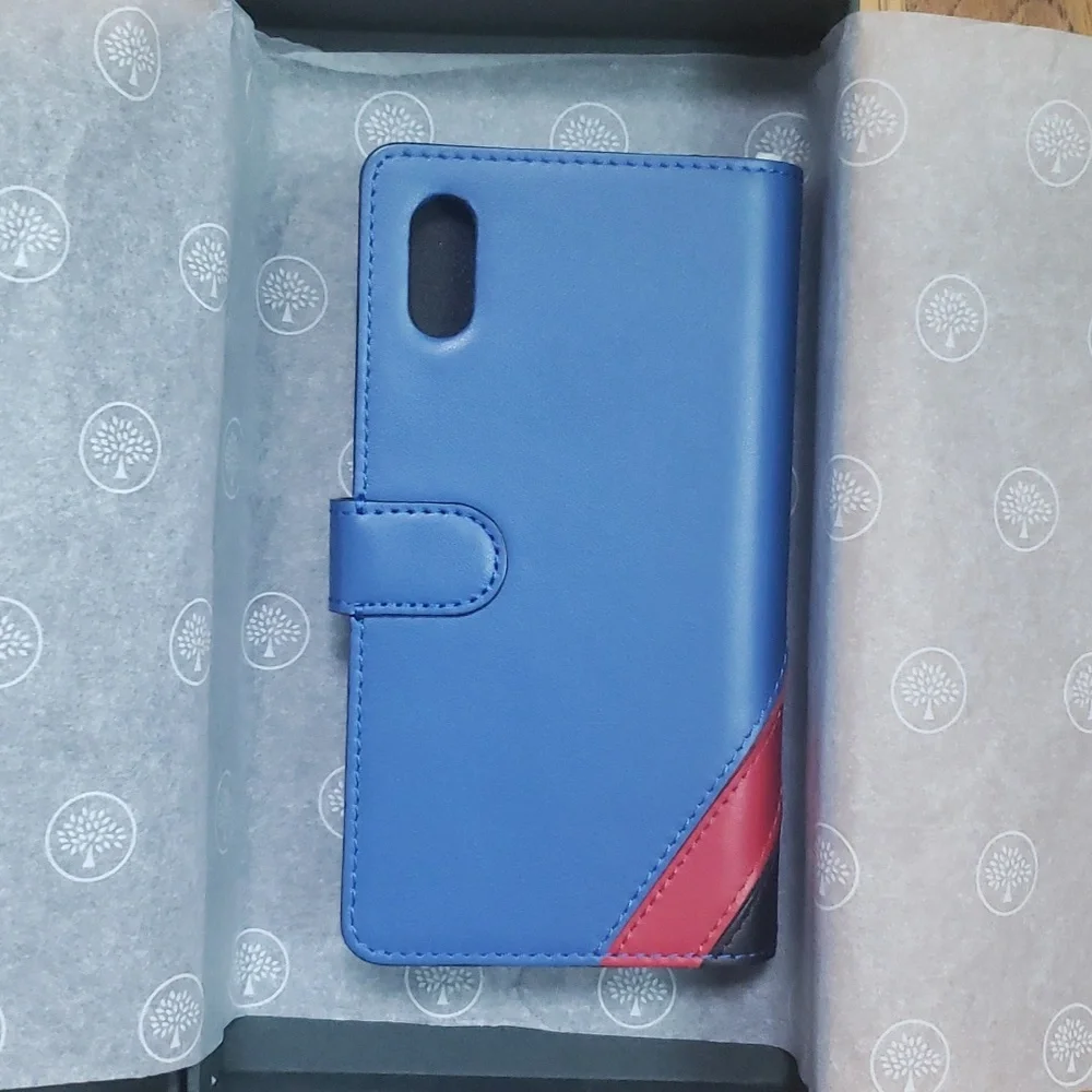 NWT Mulberry iPhone X/ XS Flip Case